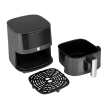 Friteuse à air XXXL BerlingerHaus Mat Anthracite - avec fenêtre de visualisation - 8 litres - 1650W