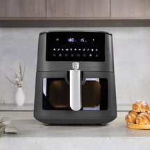 Friteuse à air XXXL BerlingerHaus Mat Anthracite - avec fenêtre de visualisation - 8 litres - 1650W