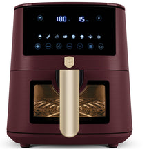 Friteuse à air XL BerlingerHaus Mat Bordeaux - avec fenêtre de visualisation - 5 litres - 1400W