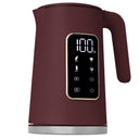 Bouilloire Électrique Numérique BerlingerHaus Mat Bordeaux - Réglage de température - 1,7 litre - 2200W