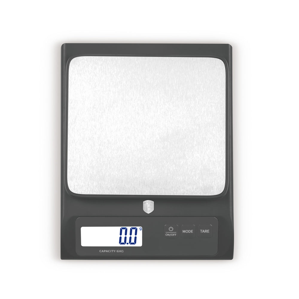 Balance de cuisine numérique BerlingerHaus anthracite - Capacité maximale de 6 kg