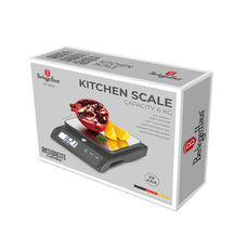 Balance de cuisine numérique BerlingerHaus anthracite - Capacité maximale de 6 kg
