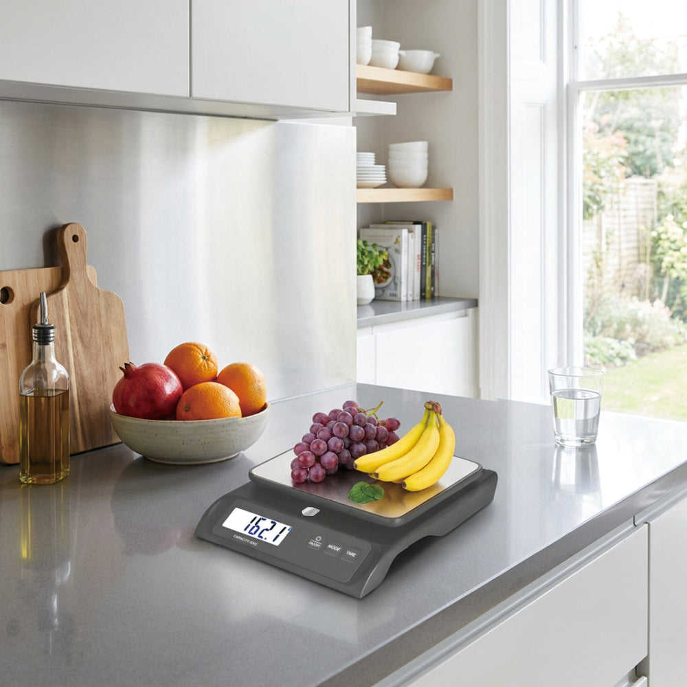 Balance de cuisine numérique BerlingerHaus anthracite - Capacité maximale de 6 kg
