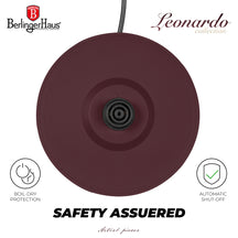 Bouilloire Électrique BerlingerHaus Double Paroi Mat Bordeaux - 1,7 L - 1800W