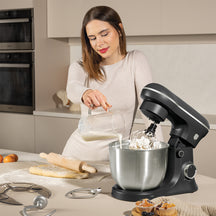 Robot de cuisine BerlingerHaus Mat Anthracite - Bol en inox 5 Litres - 1500W