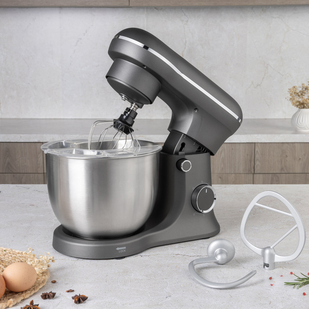 Robot de cuisine BerlingerHaus Mat Anthracite - Bol en inox 5 Litres - 1500W