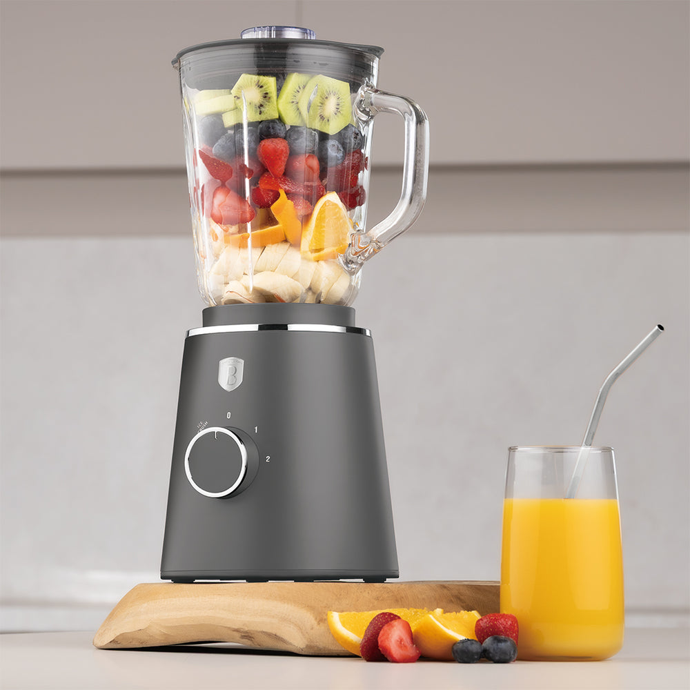 Blender BerlingerHaus Mat Antracite - Bol en verre - 1,5 litre - 1000W