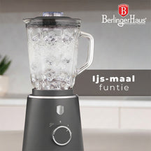 Blender BerlingerHaus Mat Antracite - Bol en verre - 1,5 litre - 1000W