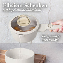 Ensemble de Casseroles BerlingerHaus 11 Pièces Crème Mat - Casseroles ø 16, 20, 24, 28 cm & Poêles ø 24, 28 cm - Tous Feux Dont Induction