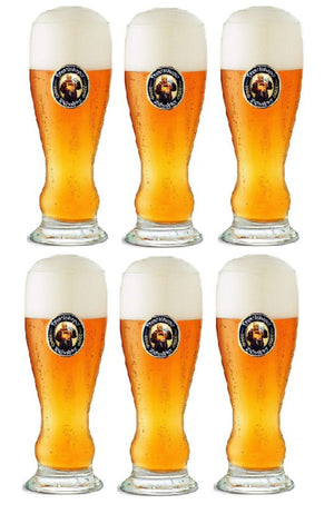 Ensemble de verres à bière Franziskaner - Verres à weizen - 500 ml - 6 pièces