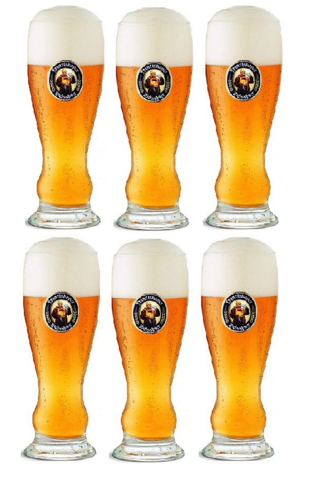 Ensemble de verres à bière Franziskaner - Verres à weizen - 500 ml - 6 pièces