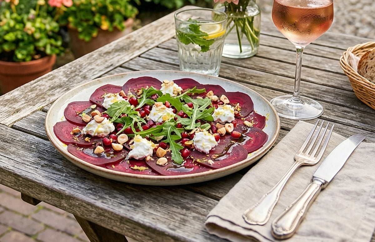 Belle variation sur le carpaccio !