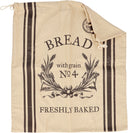 Sac a pain Birkmann - en coton - Laib & Seele - 38 x 45 cm - Crème