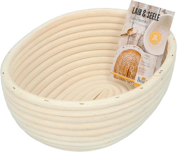 Panier de fermentation Birkmann - Banneton - Laib & Seele - 24,5 x 18,5 x 9,5 cm