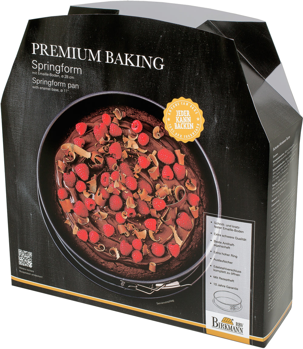 Moule à charnière Birkmann - Moule à gâteau - Pâtisserie - ø 28 x 9 cm
