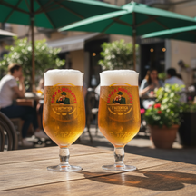 Ensemble de verres a bière Birra Moretti - Verres a bière - 250 ml - 2 pièces
