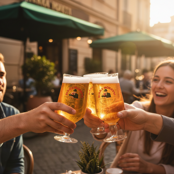 Ensemble de verres a bière Birra Moretti - Verres a bière - 250 ml - 2 pièces