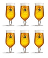Ensemble de verres à bière Birra Moretti - Verres à bière - 250 ml - 6 pièces