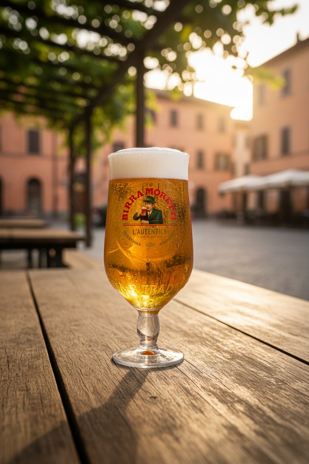 Ensemble de verres à bière Birra Moretti - Verres à bière - 250 ml - 6 pièces