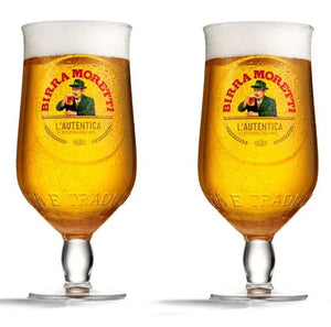 Ensemble de verres a bière Birra Moretti - Verres a bière - 250 ml - 2 pièces
