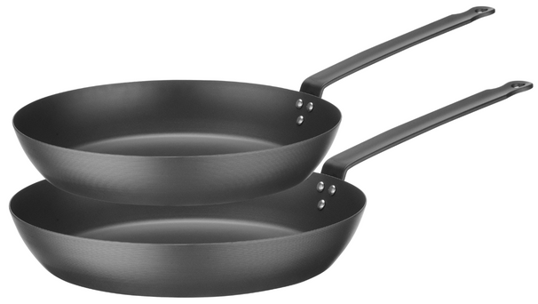 Set de poêles Blackwell - Poêles à frire - Carbon Steel - Ø24 & 28 cm - 2 pièces