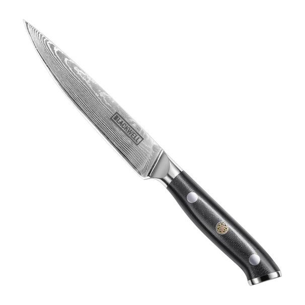 Couteau d'office Blackwell - Style japonais - Damascus - 12,5 cm