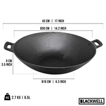Poêle wok en fonte Blackwell - Wadjan - Cook & Grill - Ø 36 cm