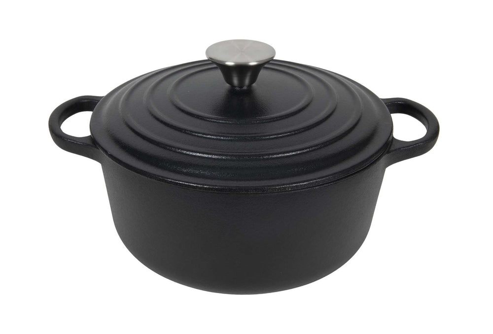 Cocotte Blackwell avec couvercle en fonte ø 20 cm - sans revêtement antiadhésif