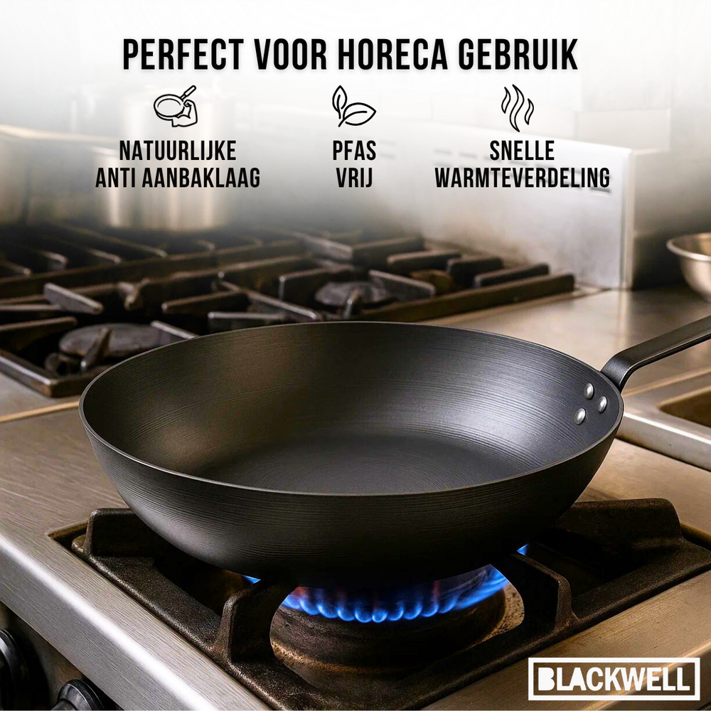 Wok Blackwell - Wok en acier carbone - Carbon Steel - Ø 30 cm
