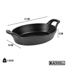 Plat à four Blackwell - Ovale - Collection Cast Iron - 21 x 15 x 4 cm
