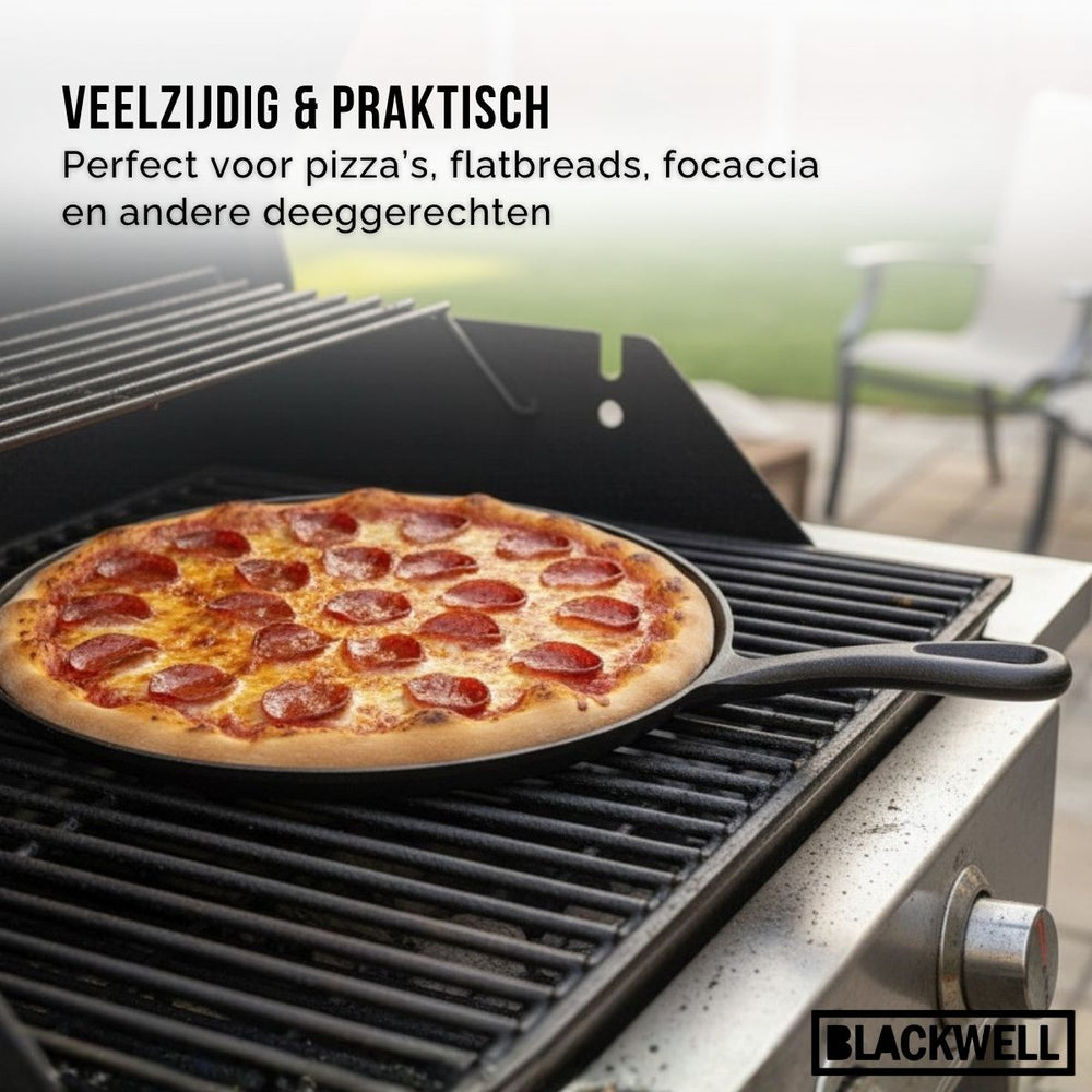 Poêle à pizza Blackwell - en fonte - Cast Iron - Ø 30 cm - 2700 g