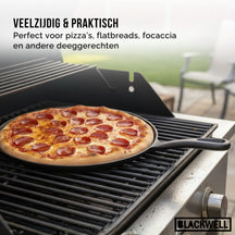 Poêle à pizza Blackwell - en fonte - Cast Iron - Ø 30 cm - 2700 g