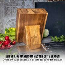 Ensemble de couteaux Blackwell - Bloc a couteaux - Deluxe - 1950 g - 6 pièces