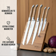 Set de couteaux Blackwell - Bois d'olivier - Laguiole - 6 pièces