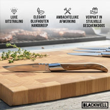 Set de couteaux Blackwell - à steak - Laguiole - 10 cm - 6 pièces