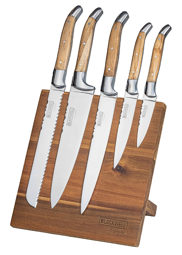 Set de couteaux Blackwell - Bois d'olivier - Laguiole - 6 pièces