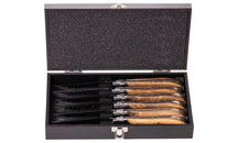 Set de couteaux à steak Blackwell - en inox - Laguiole - 23 cm - 6 pièces