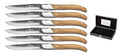 Set de couteaux à steak Blackwell - en inox - Laguiole - 23 cm - 6 pièces