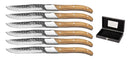 Set de couteaux à steak Blackwell - en inox - Laguiole - 23 cm - 6 pièces