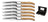 Set de couteaux à steak Blackwell - en inox - Laguiole - 23 cm - 6 pièces