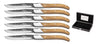 Set de couteaux à steak Blackwell - en inox - Laguiole - 23 cm - 6 pièces
