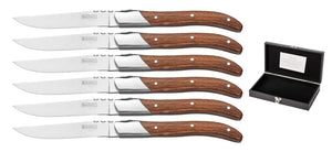 Set de couteaux à steak Blackwell - Steak - Laguiole - Lame 10 cm - 6 pièces