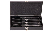 Set de couteaux a steak Blackwell - Noir - Laguiole - 10 cm - 6 pièces