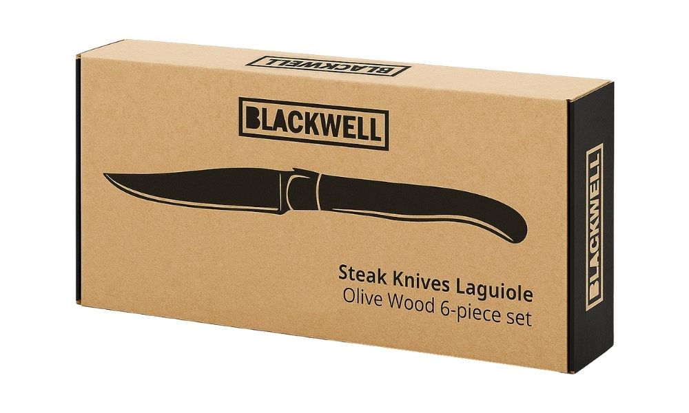 Set de couteaux Blackwell - à steak - Laguiole - 10 cm - 6 pièces