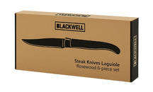 Set de couverts a steak Blackwell - Couteaux a steak - Laguiole - 12 pieces