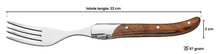Set de couverts a steak Blackwell - Couteaux a steak - Laguiole - 12 pieces