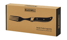Set de couverts a steak Blackwell - Couteaux a steak - Laguiole - 12 pieces