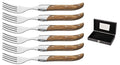 Ensemble de fourchettes a steak Blackwell - Laguiole - 22 cm - 6 pieces