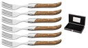Ensemble de fourchettes a steak Blackwell - Laguiole - 22 cm - 6 pieces