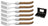Ensemble de fourchettes a steak Blackwell - Laguiole - 22 cm - 6 pieces